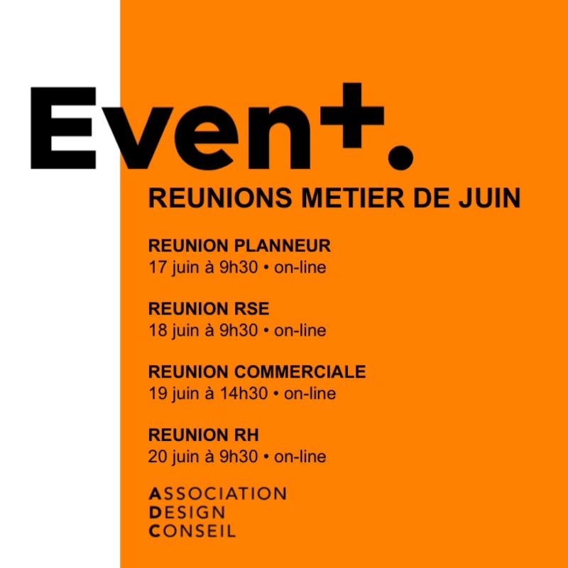 Les réunions métiers de juin